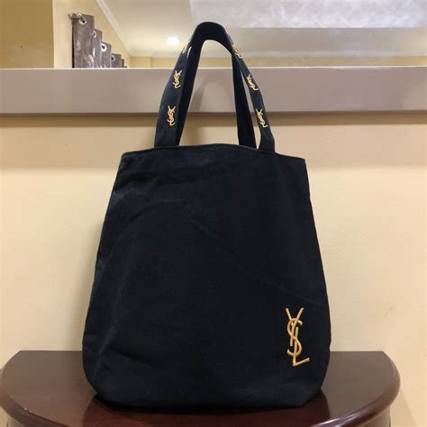 ysl shopper tote canvas|yves st laurent large tote.